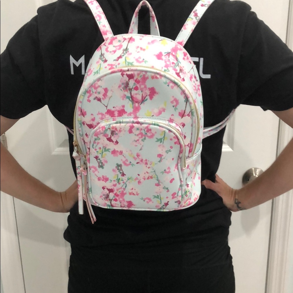 Floral Pink Backpack